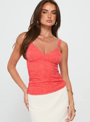Attention On Me Top Orange